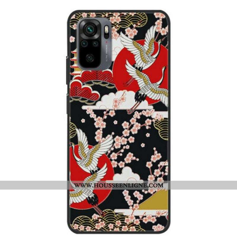 Coque Xiaomi Redmi Note 10/10S/Poco M5s Quatre Grues