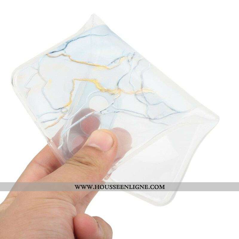 Coque Xiaomi Redmi Note 10/10S/Poco M5s Silicone Effet Marbré