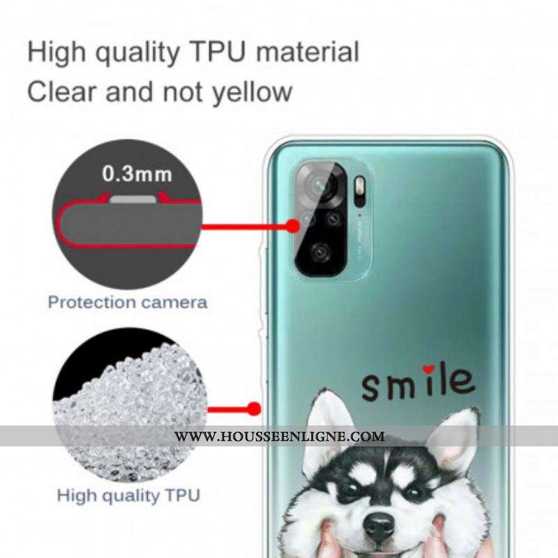 Coque Xiaomi Redmi Note 10/10S/Poco M5s Smile Dog