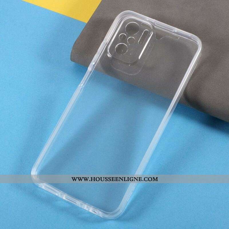 Coque Xiaomi Redmi Note 10/10S/Poco M5s Transparente Avant Arrière