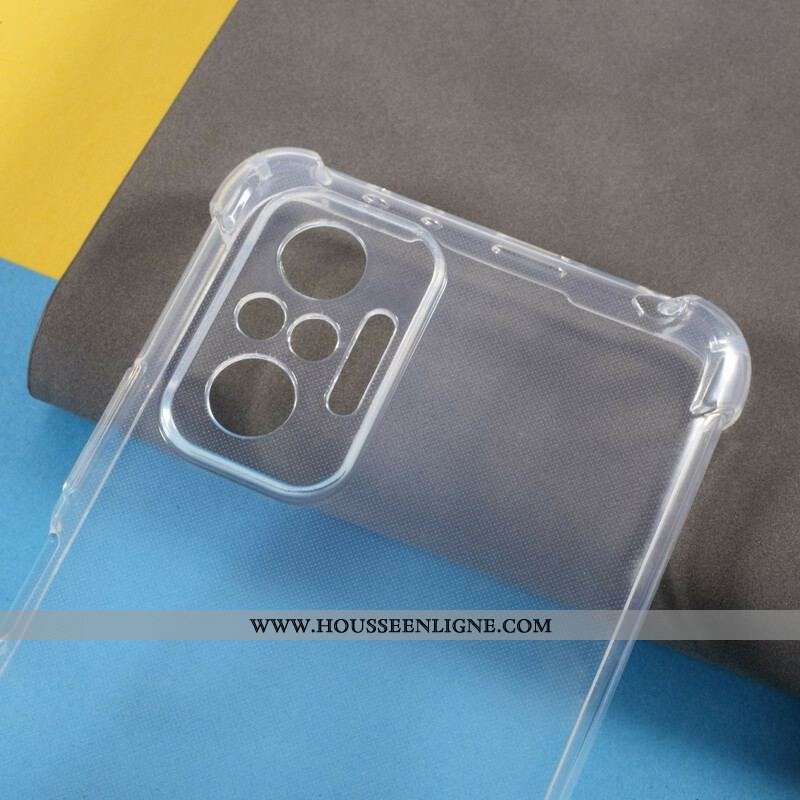 Coque Xiaomi Redmi Note 10/10S/Poco M5s Transparente avec Cordon