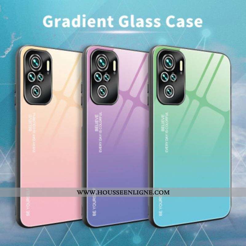 Coque Xiaomi Redmi Note 10/10S/Poco M5s Verre Trempé Be Yourself