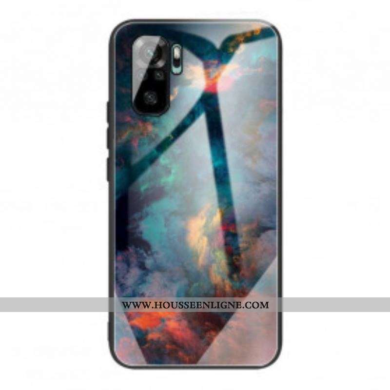 Coque Xiaomi Redmi Note 10/10S/Poco M5s Verre Trempé Ciel