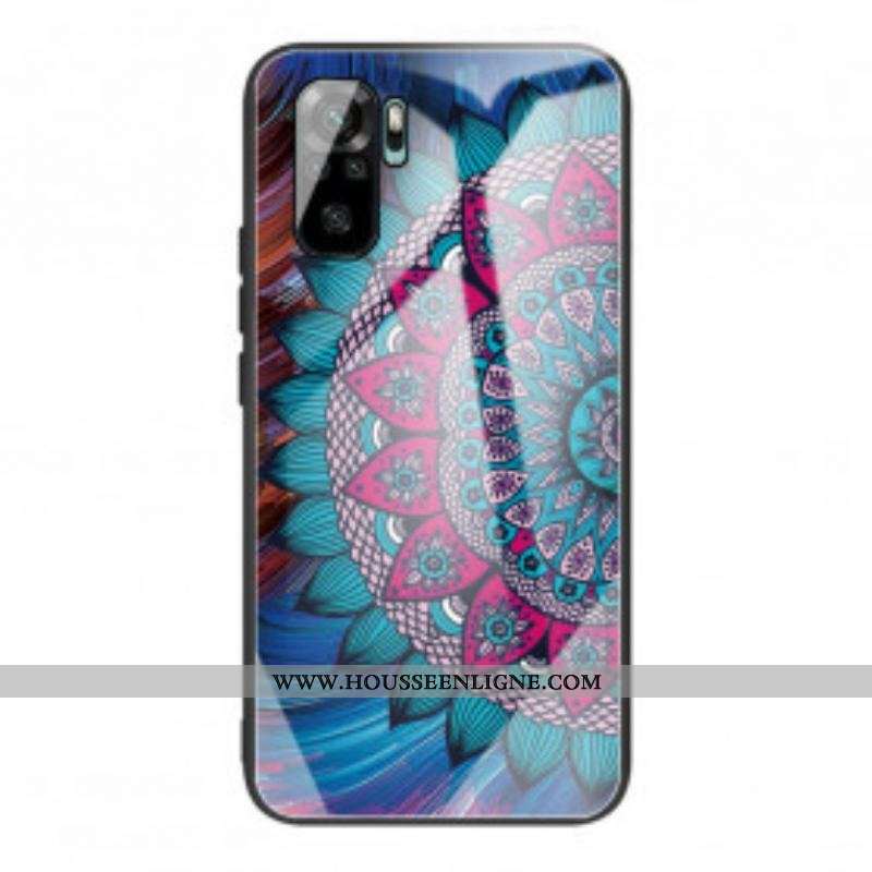 Coque Xiaomi Redmi Note 10/10S/Poco M5s Verre Trempé Mandala