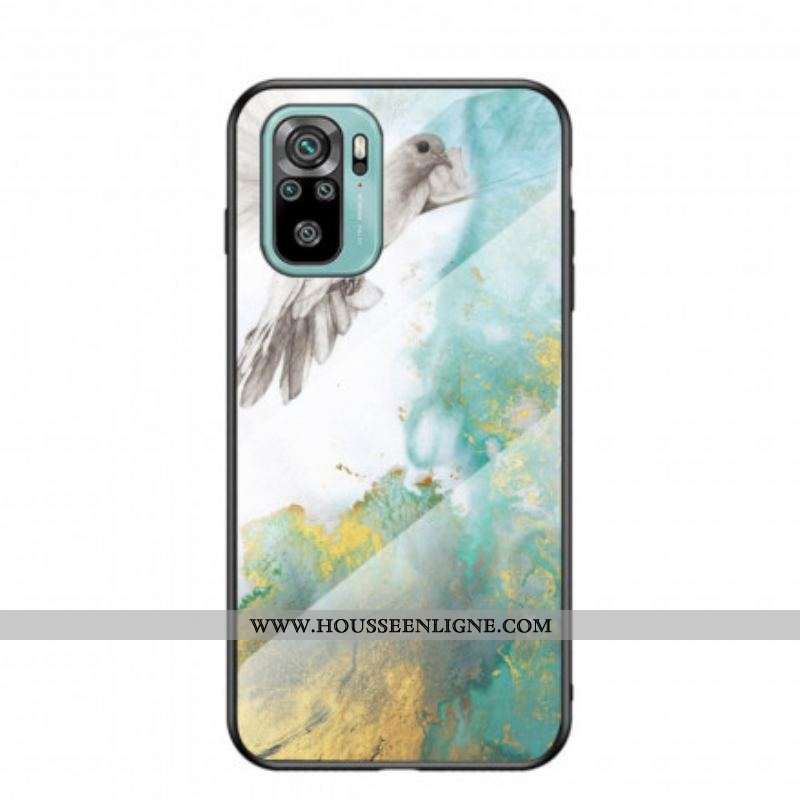 Coque Xiaomi Redmi Note 10/10S/Poco M5s Verre Trempé Marble Colors