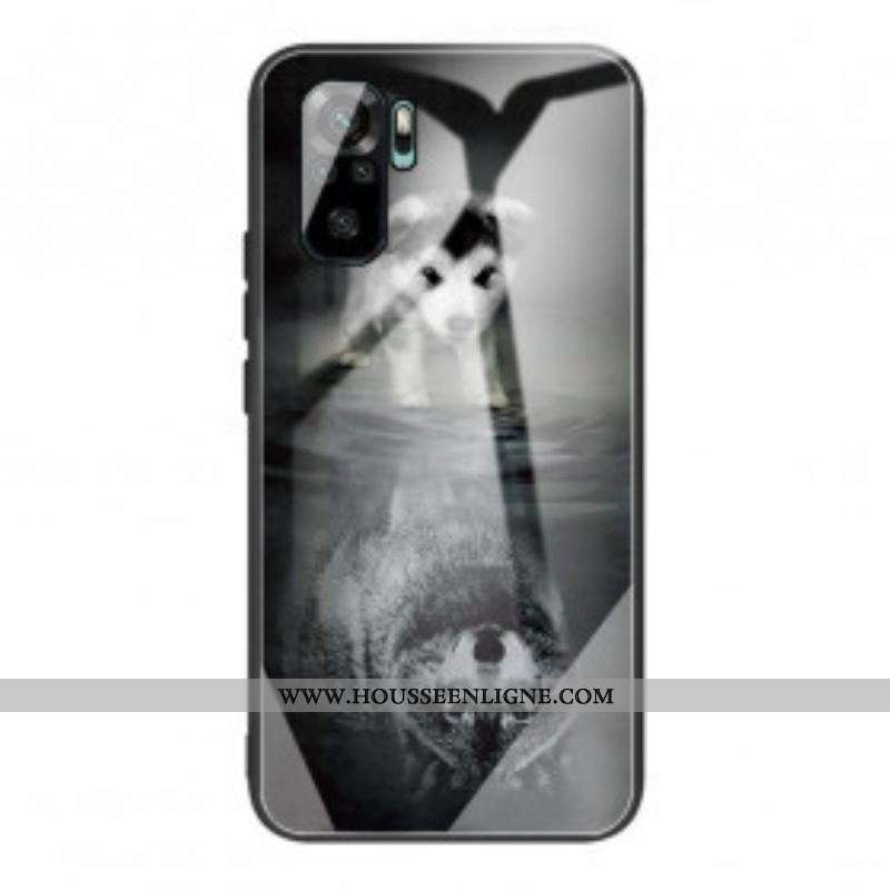 Coque Xiaomi Redmi Note 10/10S/Poco M5s Verre Trempé Rêve de Chiot