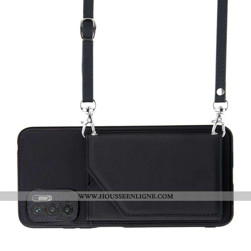 Coque Xiaomi Redmi Note 10 5G / Poco M3 Pro 5G Bandoulière Porte-cartes