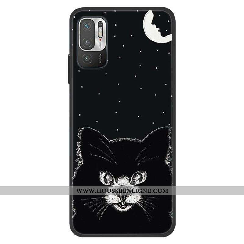 Coque Xiaomi Redmi Note 10 5G / Poco M3 Pro 5G Chat Noir