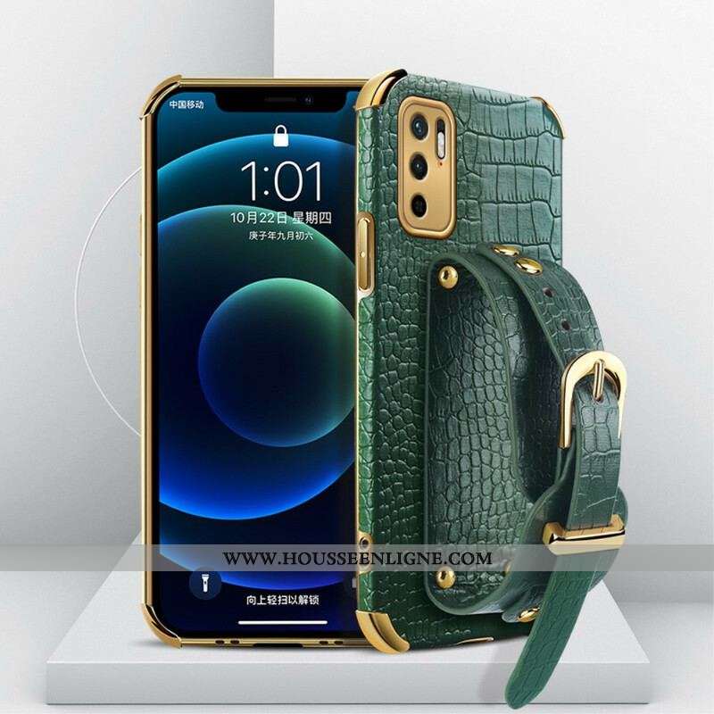 Coque Xiaomi Redmi Note 10 5G / Poco M3 Pro 5G Croco Bracelet