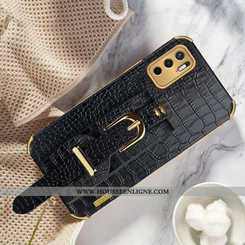 Coque Xiaomi Redmi Note 10 5G / Poco M3 Pro 5G Croco Bracelet