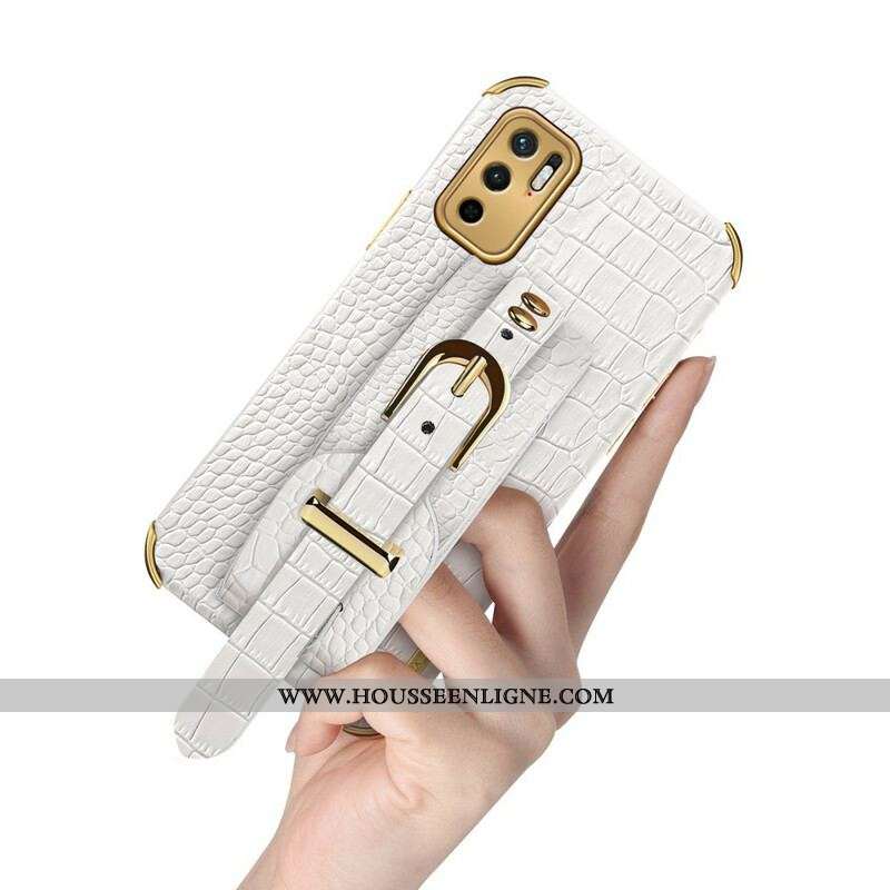 Coque Xiaomi Redmi Note 10 5G / Poco M3 Pro 5G Croco Bracelet
