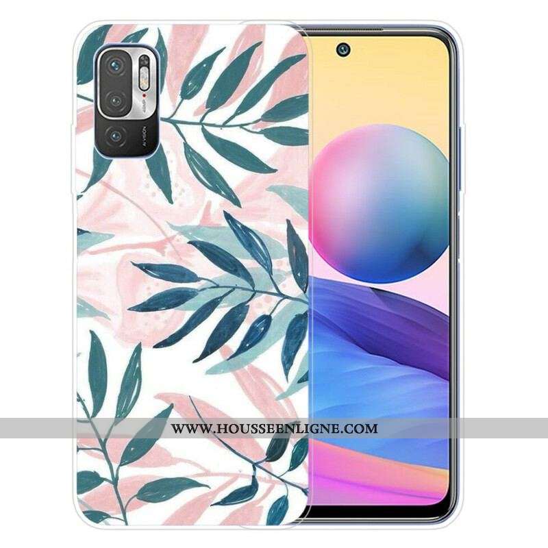 Coque Xiaomi Redmi Note 10 5G / Poco M3 Pro 5G Feuilles