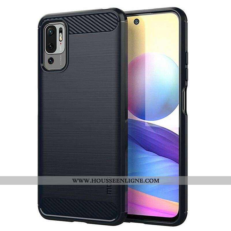 Coque Xiaomi Redmi Note 10 5G / Poco M3 Pro 5G Fibre Carbone Brossée MOFI