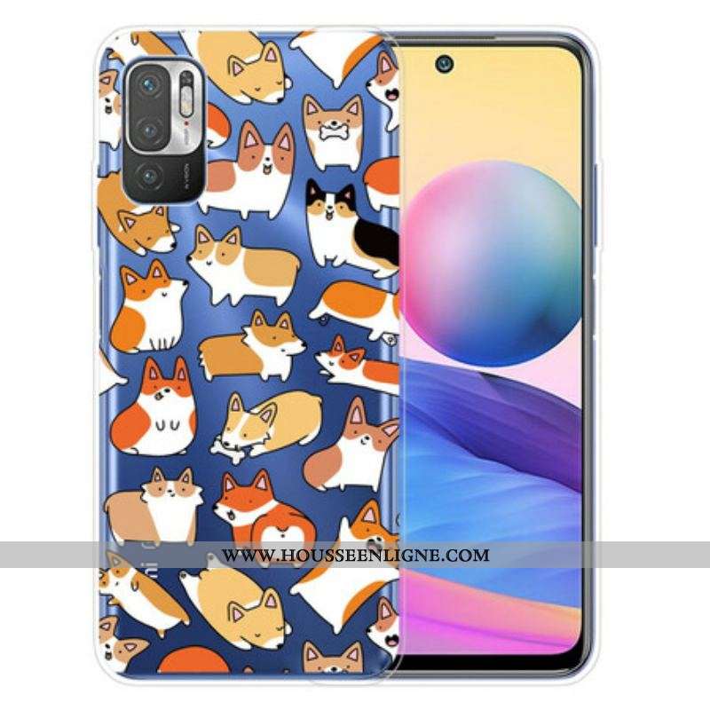 Coque Xiaomi Redmi Note 10 5G / Poco M3 Pro 5G Multiples Chiens