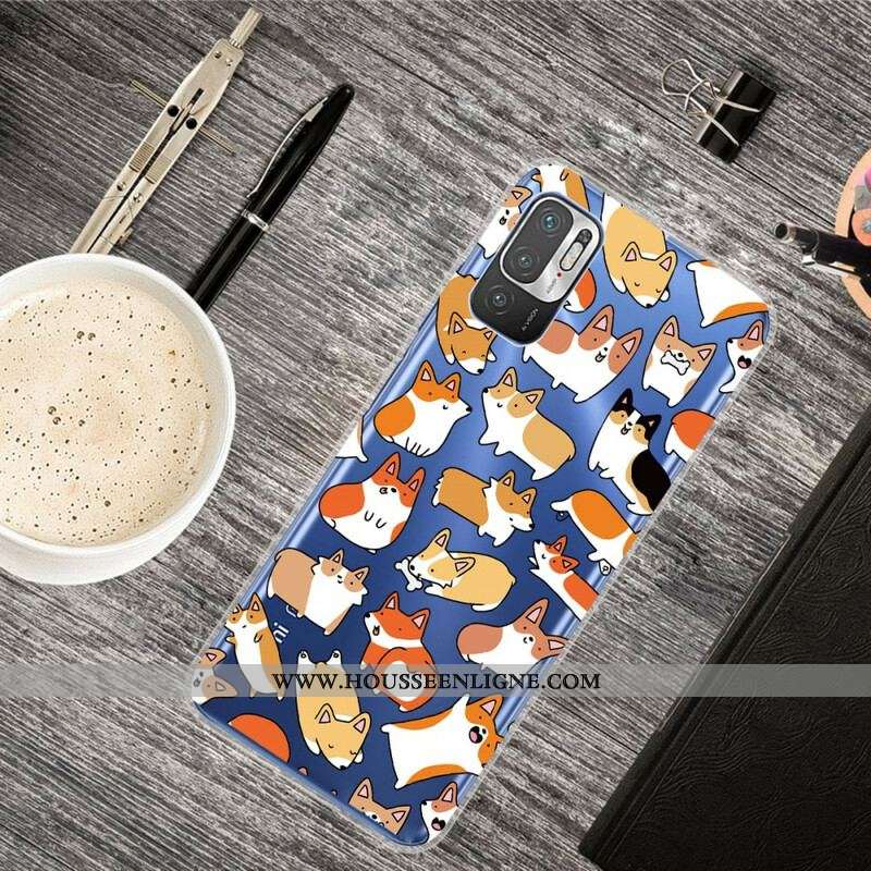 Coque Xiaomi Redmi Note 10 5G / Poco M3 Pro 5G Multiples Chiens