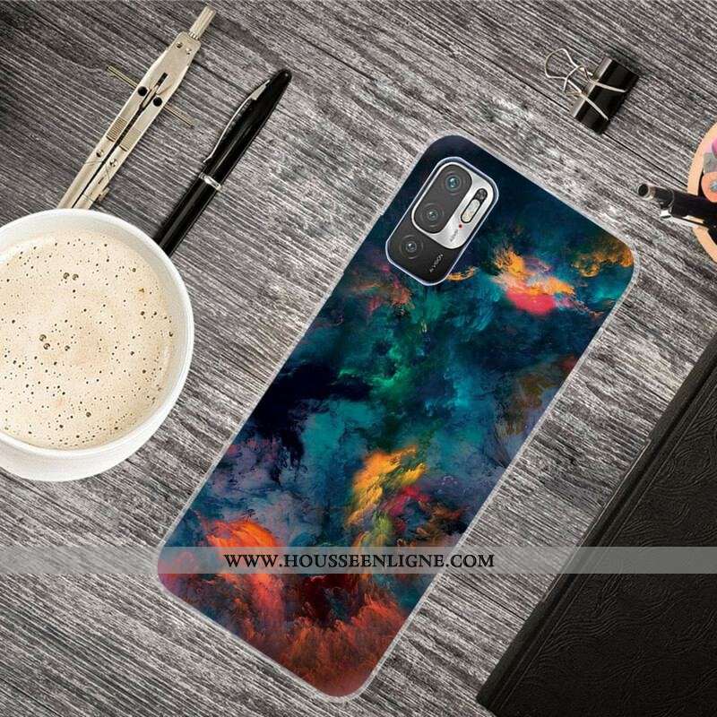Coque Xiaomi Redmi Note 10 5G / Poco M3 Pro 5G Nuages Colorés