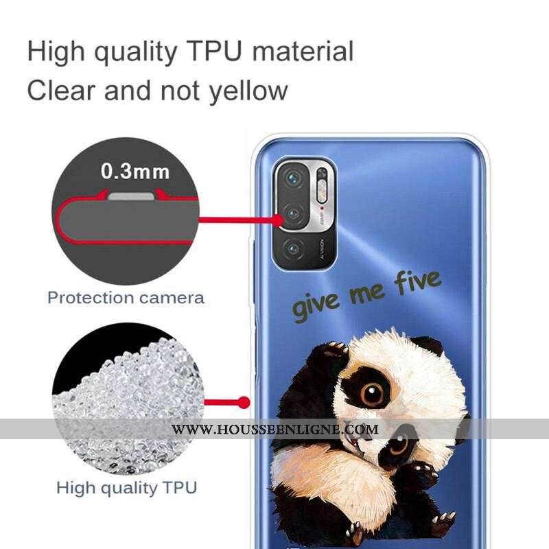 Coque Xiaomi Redmi Note 10 5G / Poco M3 Pro 5G Panda Give Me Five