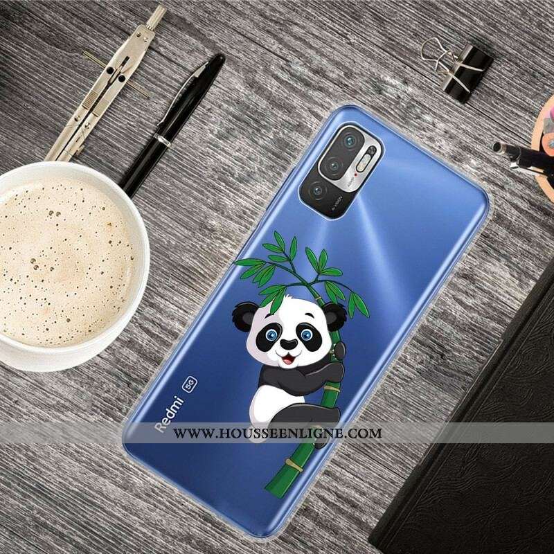 Coque Xiaomi Redmi Note 10 5G / Poco M3 Pro 5G Panda Sur Le Bambou