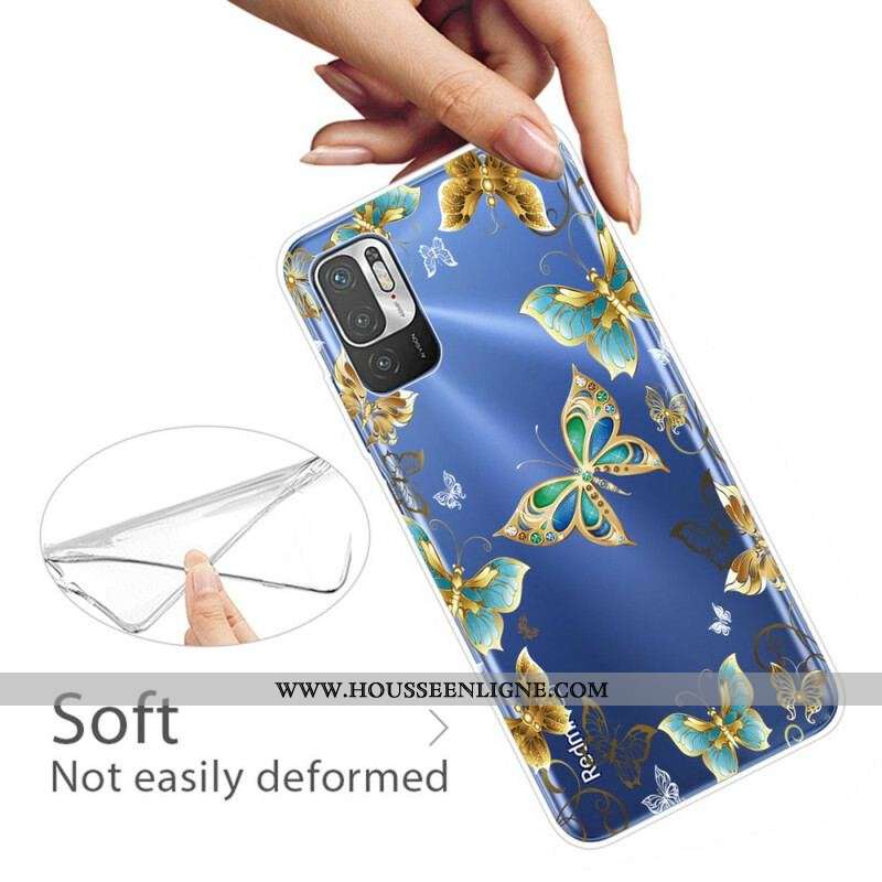 Coque Xiaomi Redmi Note 10 5G / Poco M3 Pro 5G Papillons Design