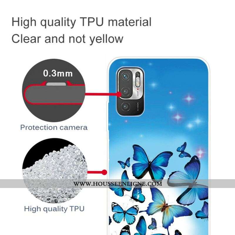 Coque Xiaomi Redmi Note 10 5G / Poco M3 Pro 5G Papillons Papillons