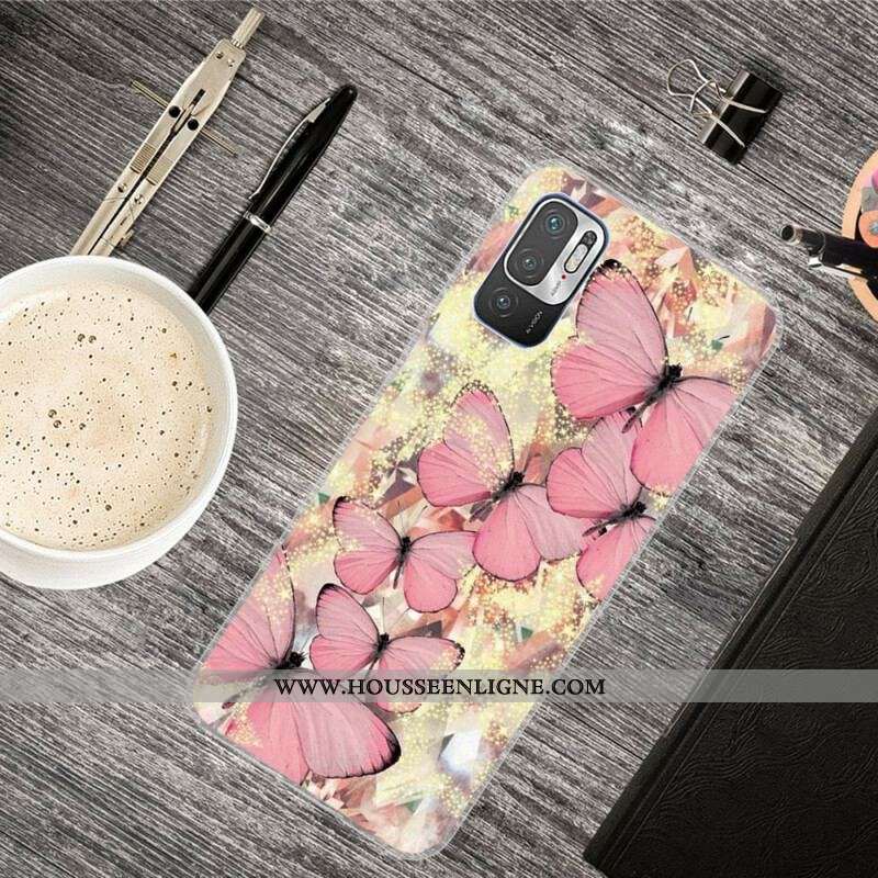 Coque Xiaomi Redmi Note 10 5G / Poco M3 Pro 5G Papillons Royaux