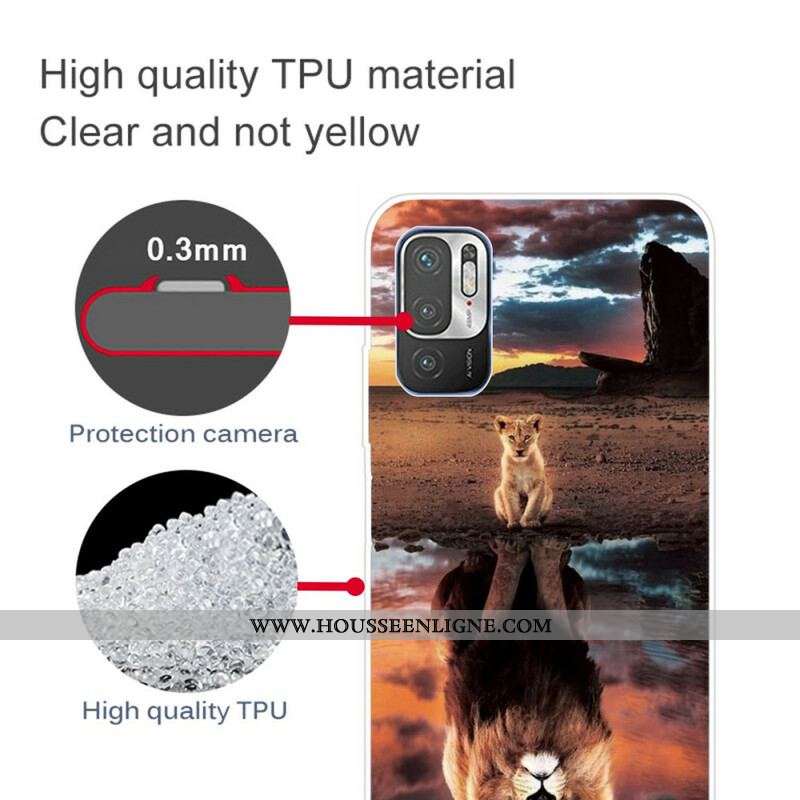 Coque Xiaomi Redmi Note 10 5G / Poco M3 Pro 5G Rêve de Chaton