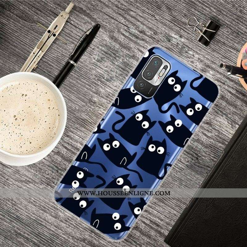 Coque Xiaomi Redmi Note 10 5G / Poco M3 Pro 5G Souris Noires