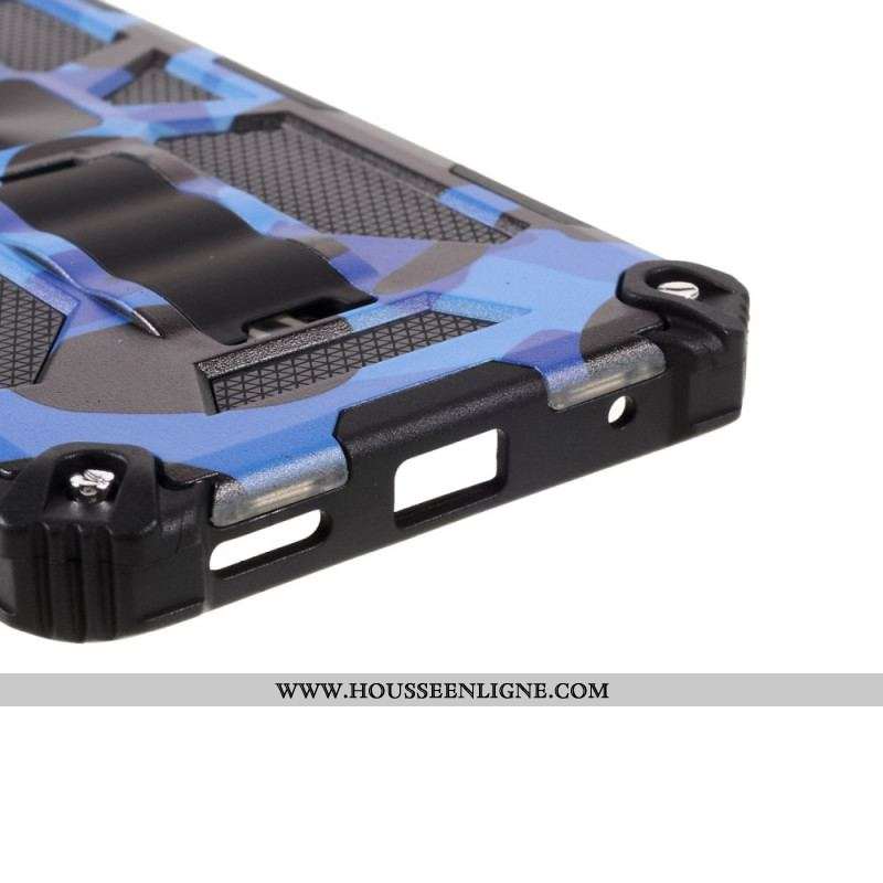 Coque Xiaomi Redmi Note 10 Pro Camouflage Support Amovible