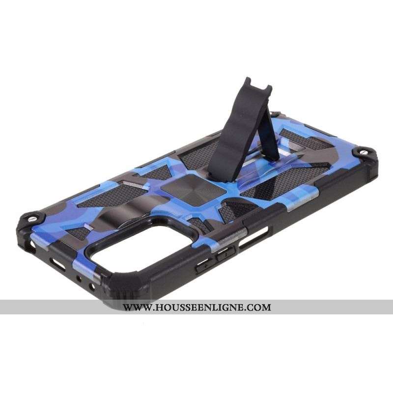 Coque Xiaomi Redmi Note 10 Pro Camouflage Support Amovible
