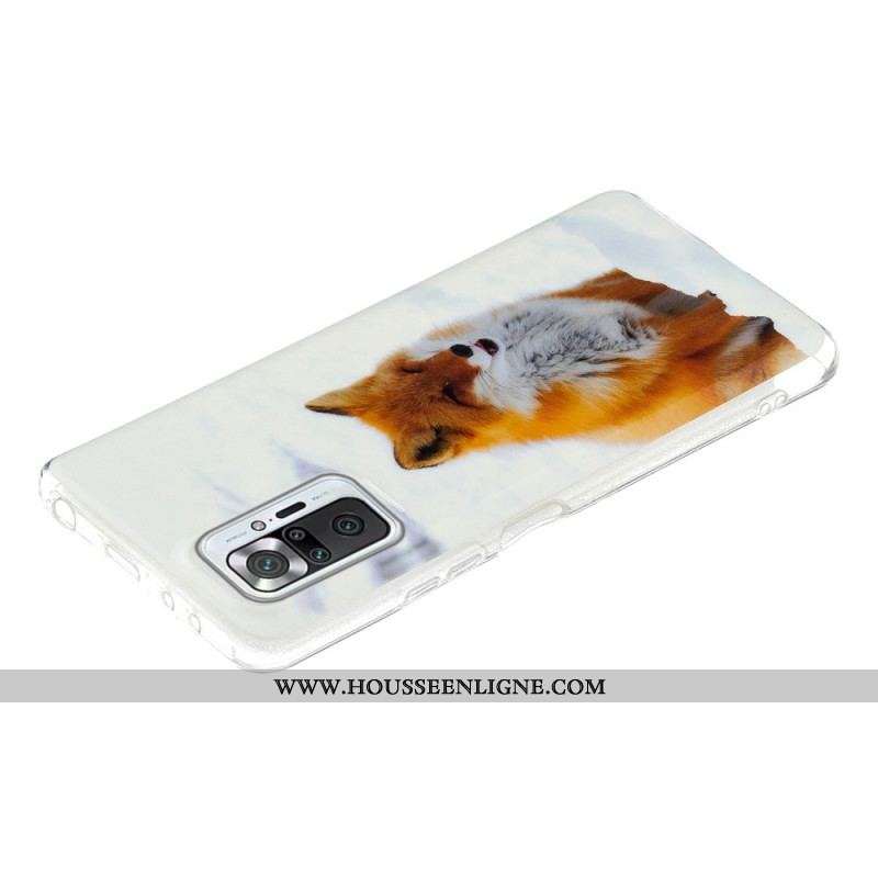 Coque Xiaomi Redmi Note 10 Pro Fluorescente Renard