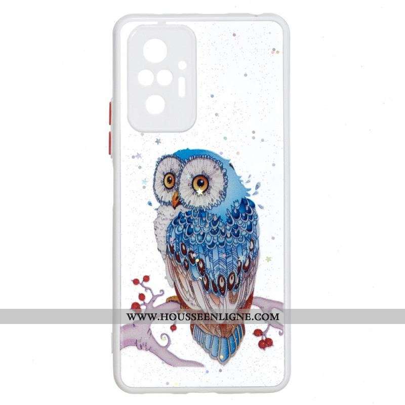 Coque Xiaomi Redmi Note 10 Pro Hybride hibou