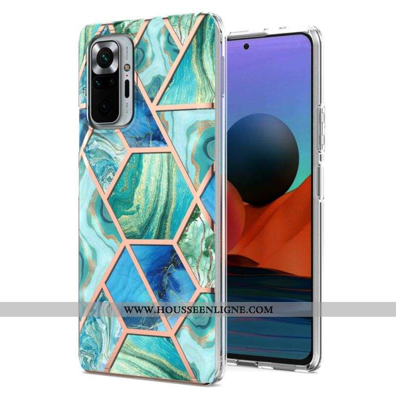 Coque Xiaomi Redmi Note 10 Pro Marbre Géométrie Intense