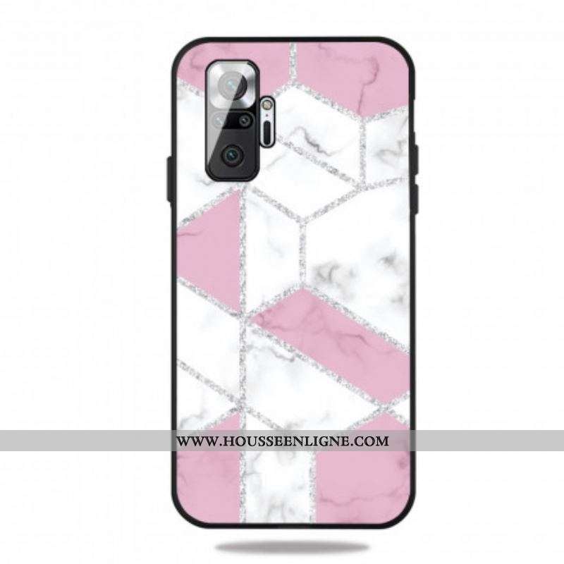 Coque Xiaomi Redmi Note 10 Pro Marbre Paillettes