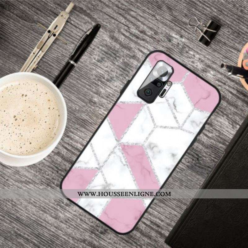 Coque Xiaomi Redmi Note 10 Pro Marbre Paillettes