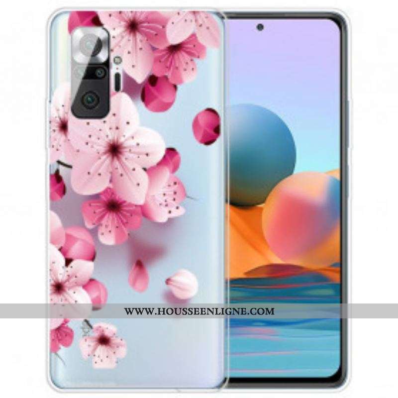Coque Xiaomi Redmi Note 10 Pro Petites Fleurs Roses