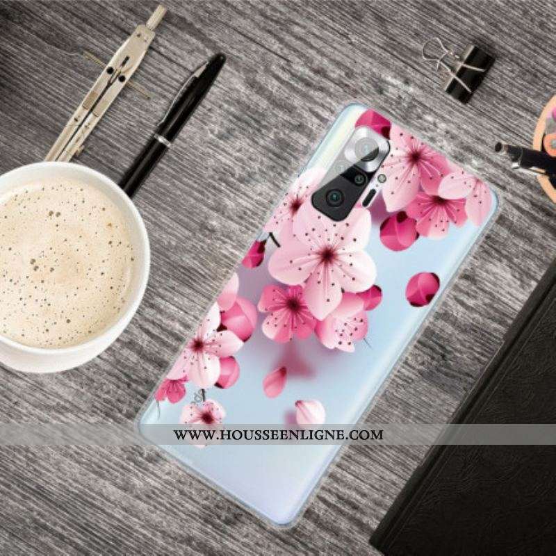 Coque Xiaomi Redmi Note 10 Pro Petites Fleurs Roses