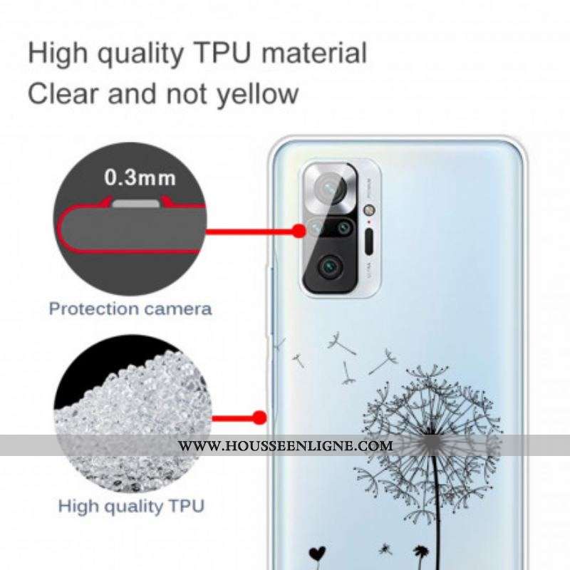 Coque Xiaomi Redmi Note 10 Pro Pissenlit Love