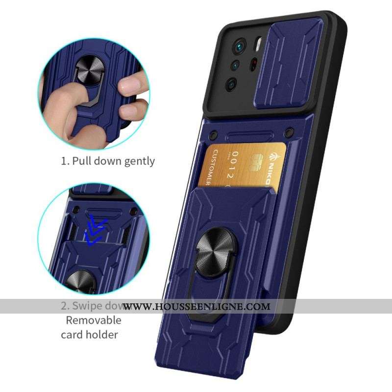Coque Xiaomi Redmi Note 10 Pro Support et Protège-Lentilles et Support