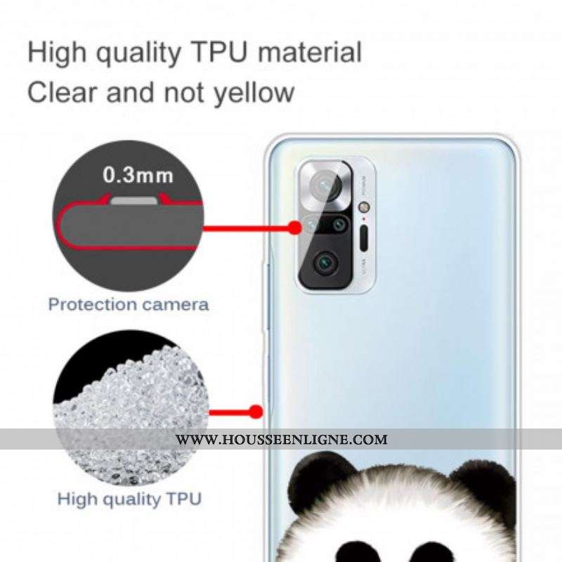 Coque Xiaomi Redmi Note 10 Pro Transparente Panda