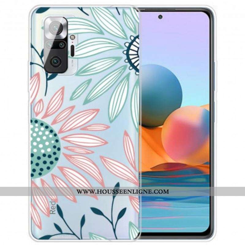 Coque Xiaomi Redmi Note 10 Pro Transparente Une Fleur