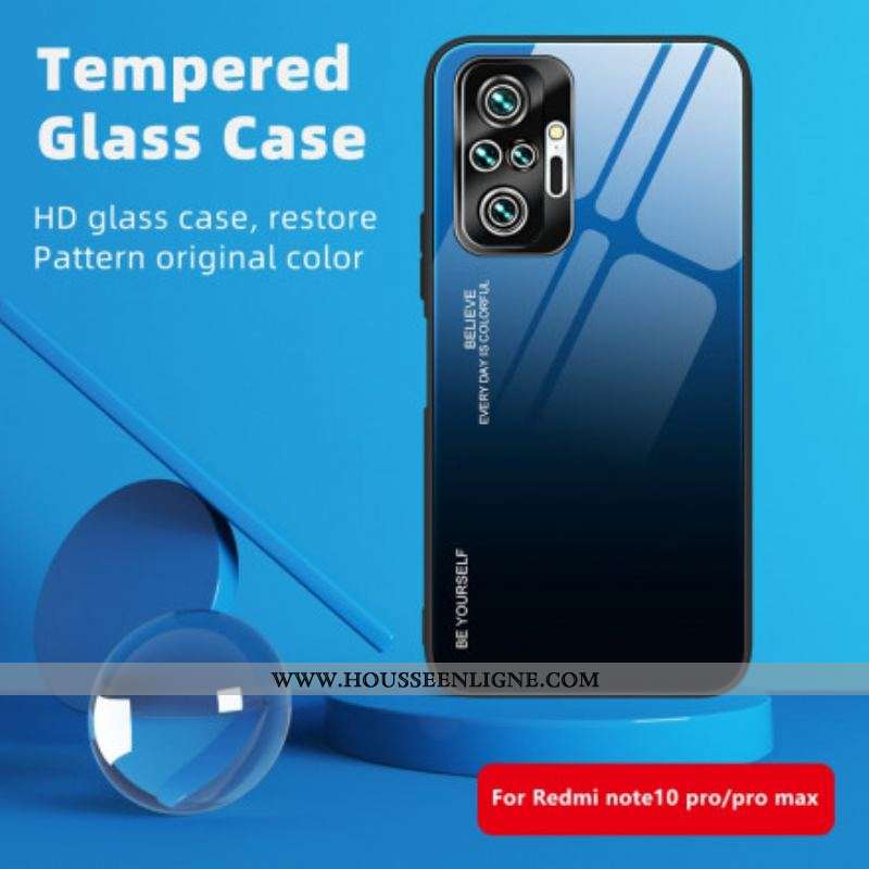 Coque Xiaomi Redmi Note 10 Pro Verre Trempé Be Yourself