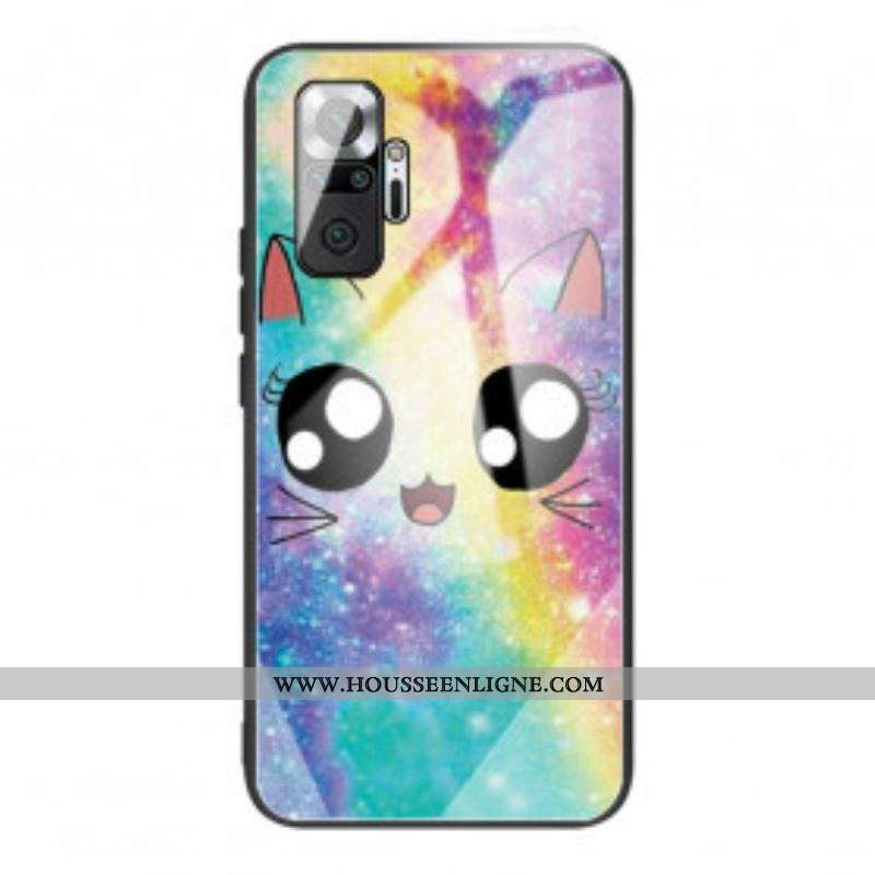 Coque Xiaomi Redmi Note 10 Pro Verre Trempé Chat