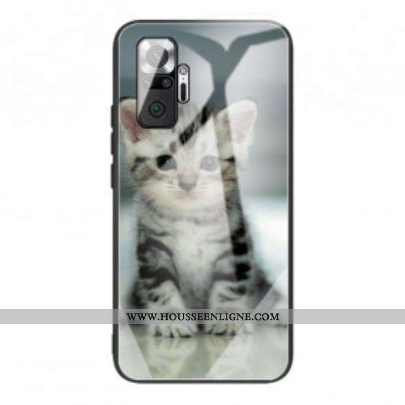 Coque Xiaomi Redmi Note 10 Pro Verre Trempé Chaton