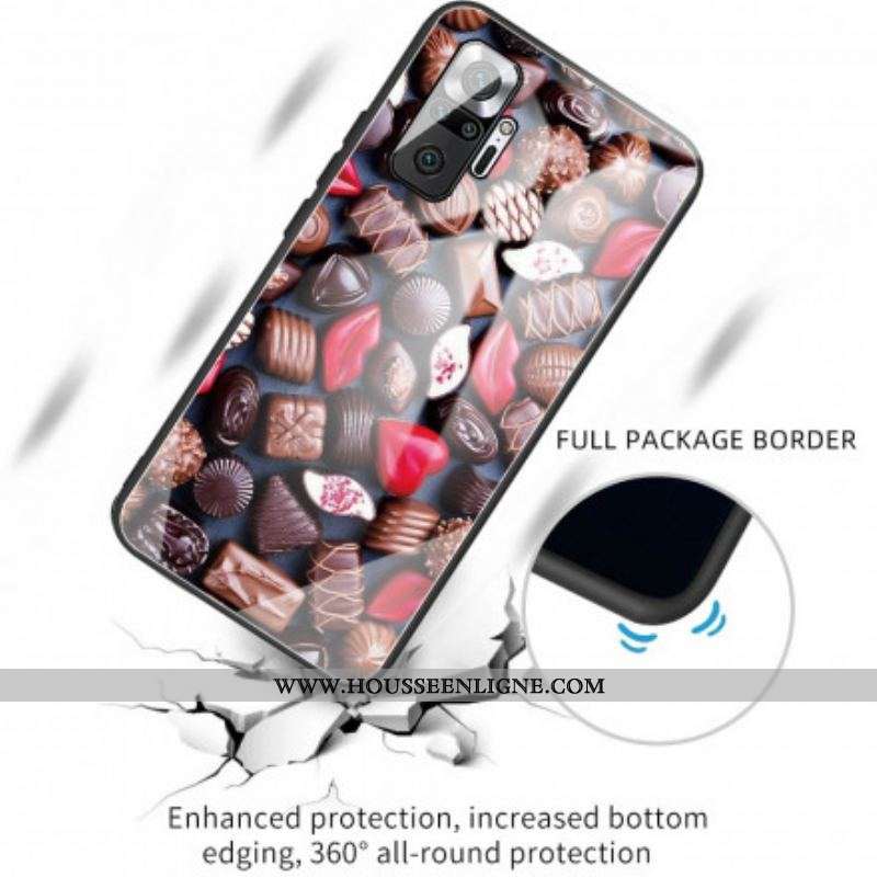 Coque Xiaomi Redmi Note 10 Pro Verre Trempé Chocolat