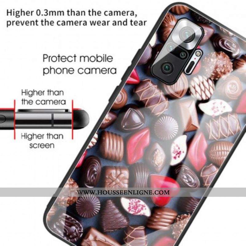 Coque Xiaomi Redmi Note 10 Pro Verre Trempé Chocolat