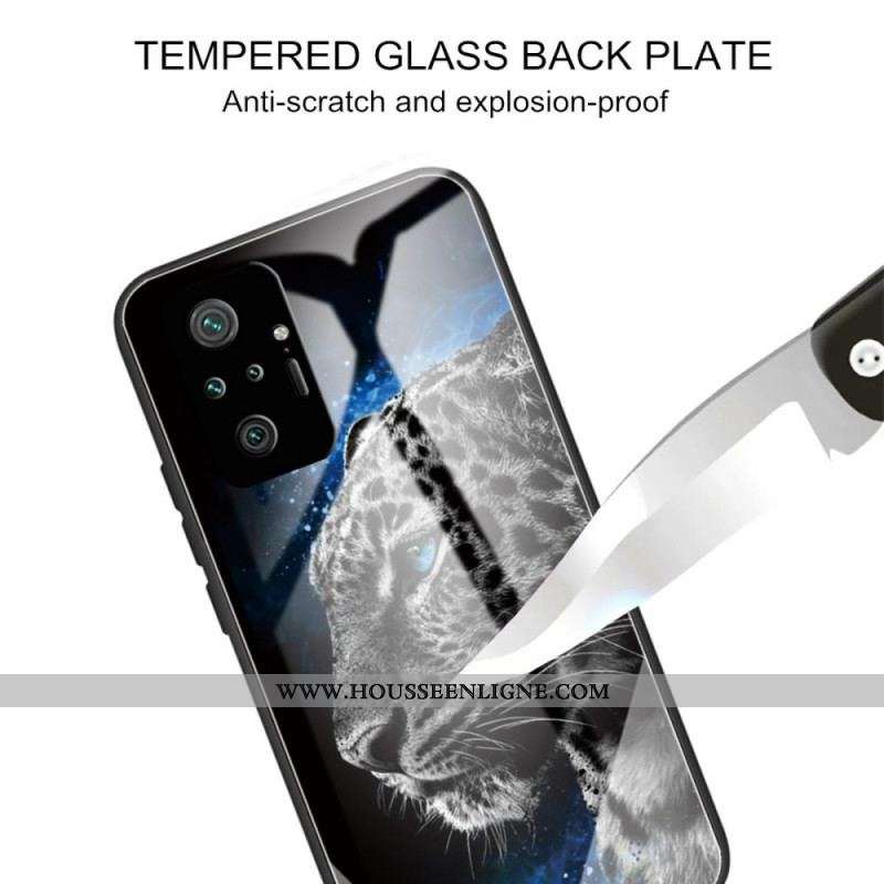 Coque Xiaomi Redmi Note 10 Pro Verre Trempé Face de Félin