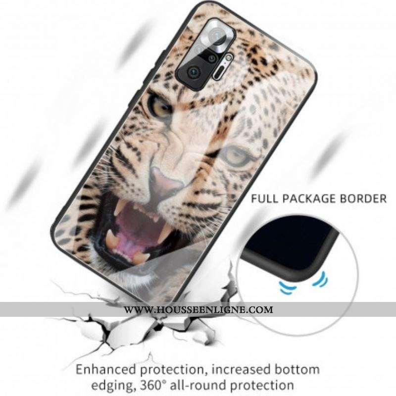 Coque Xiaomi Redmi Note 10 Pro Verre Trempé Léopard