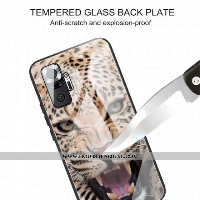 Coque Xiaomi Redmi Note 10 Pro Verre Trempé Léopard