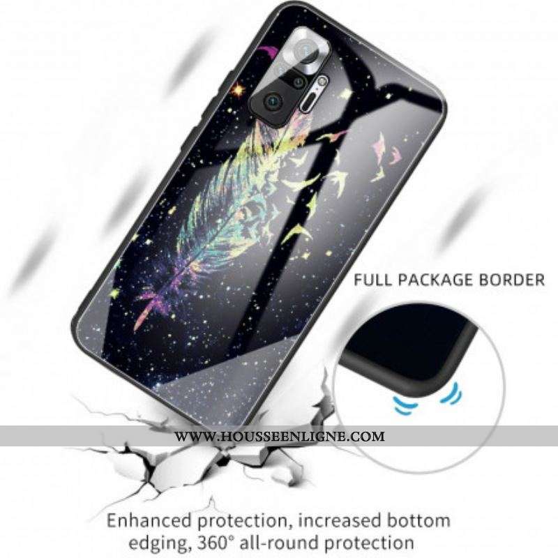 Coque Xiaomi Redmi Note 10 Pro Verre Trempé Plume