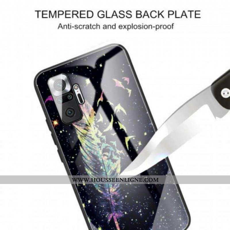 Coque Xiaomi Redmi Note 10 Pro Verre Trempé Plume